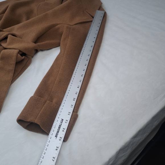 Lauren Ralph Lauren Belted Wool & Cashmere Blend Wrap Coat Size 16 - Picture 12 of 16